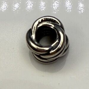 Retired Pandora 790294 Sterling Silver Love Knot Spacer Charm